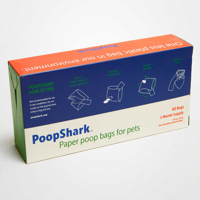 PoopShark Paper Poop Bags – Dispenser Box