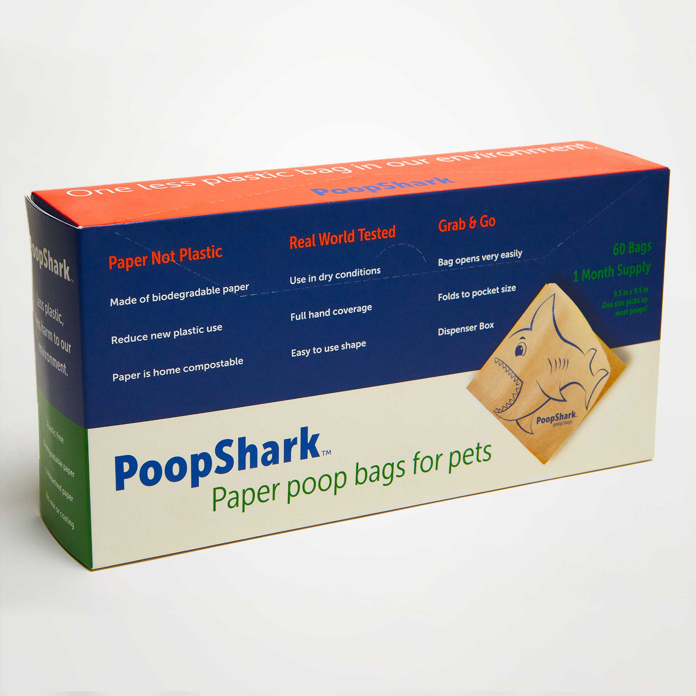 PoopShark Paper Poop Bags – Dispenser Box