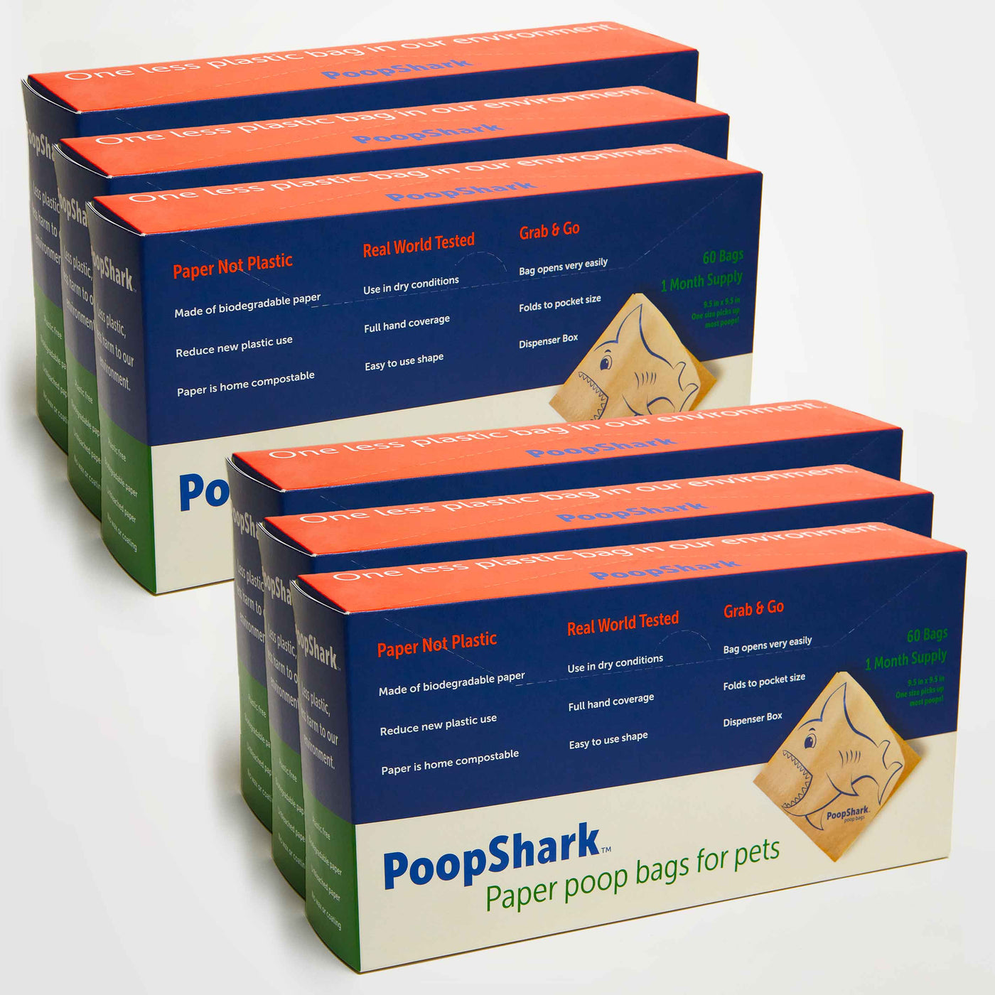 PoopShark Paper Poop Bags – Dispenser Box