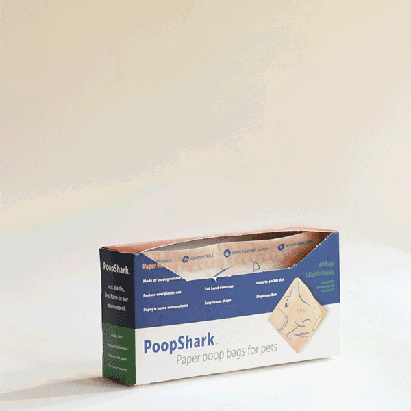 PoopShark Paper Poop Bags – Dispenser Box